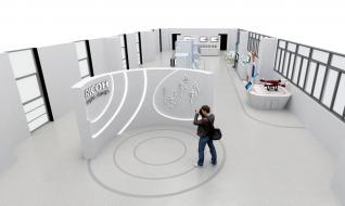【东莞展厅装修】理光展厅设计施工